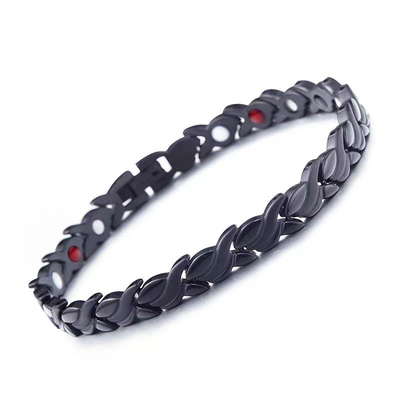 European & American Fashion Detachable Magnetic Therapy Bracelet for Men & Women - Wheat Ear Design