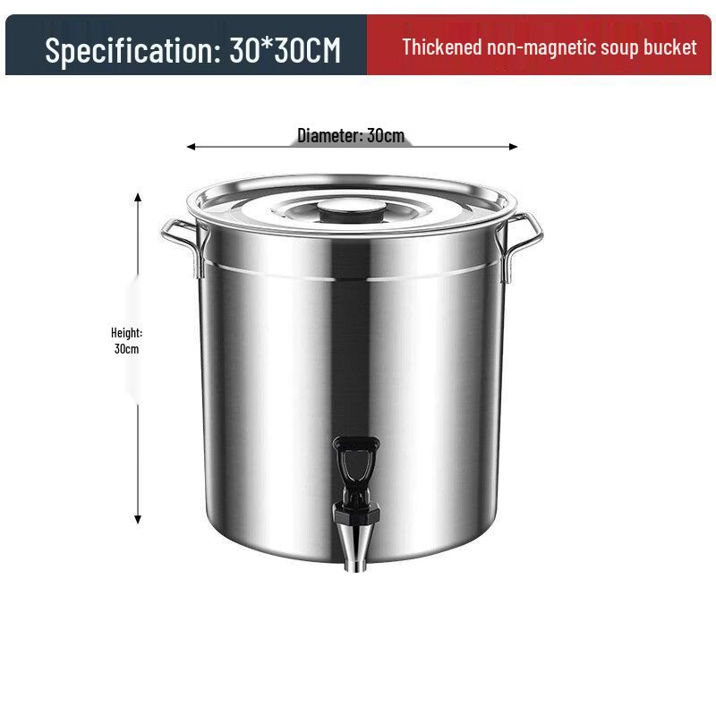 ZISIZ Stainless Steel Multi-Purpose Dispenser Bucket
