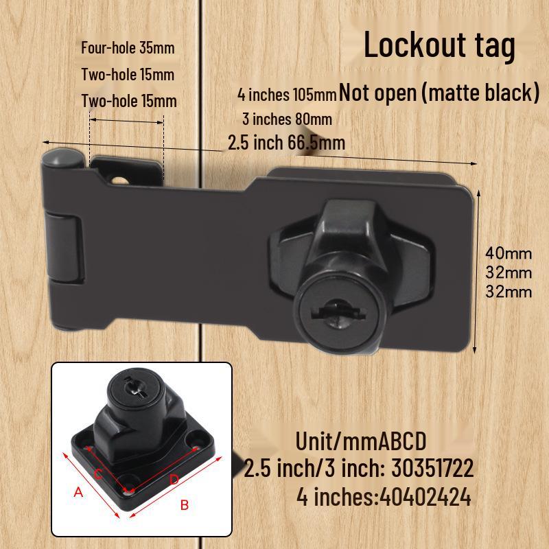 Three-Digit Multi-Purpose Mechanical Password Lock for Cabinets and Drawers