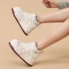 Inner heightening thick-soled casual little white shoes high-top autumn and winter new Ouruo dynamic wind shoes women's shoes are versatile