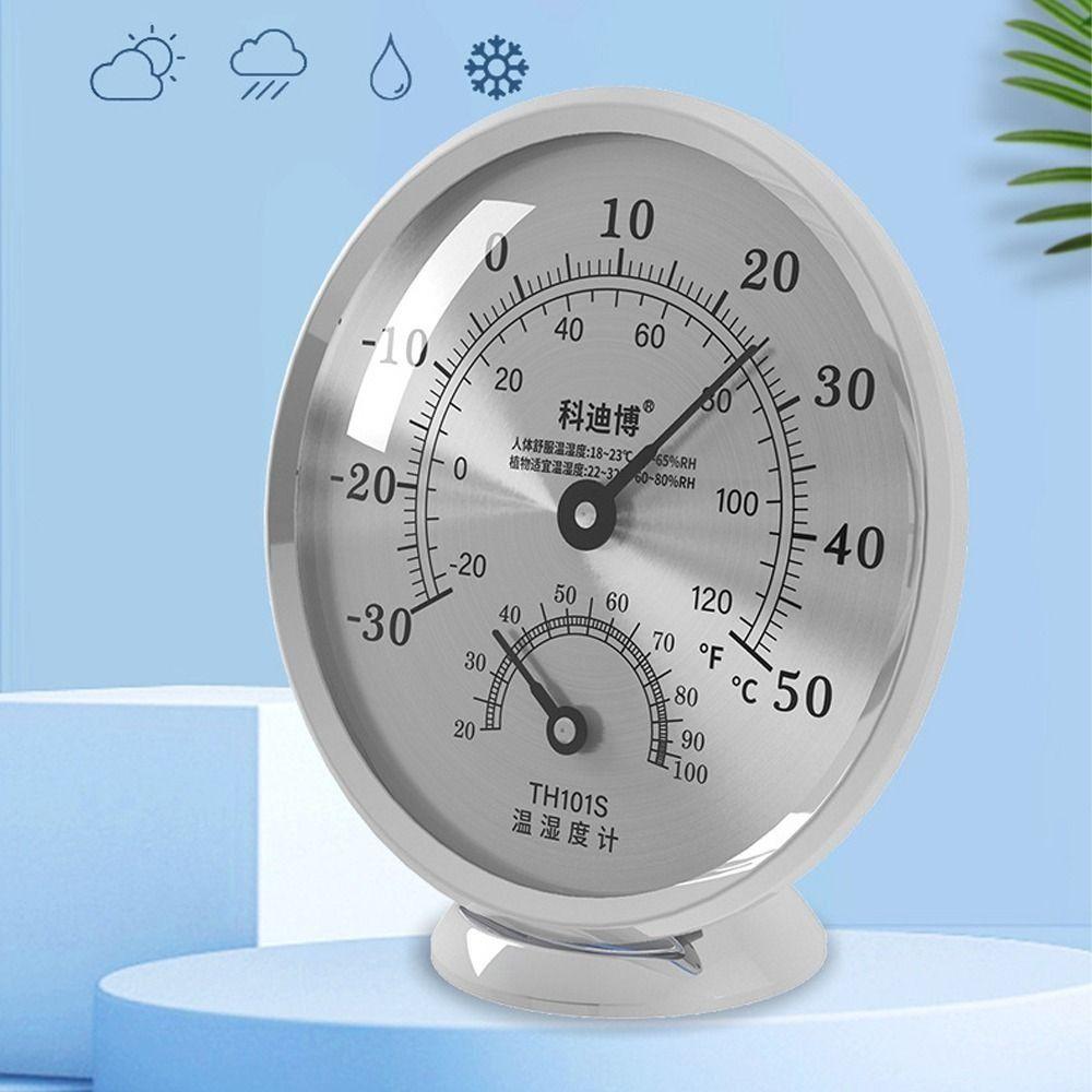 Mechanical Wall Hanging Thermometer Large Numbers Humidity Meter Wireless Hygrometer  Greenhouse