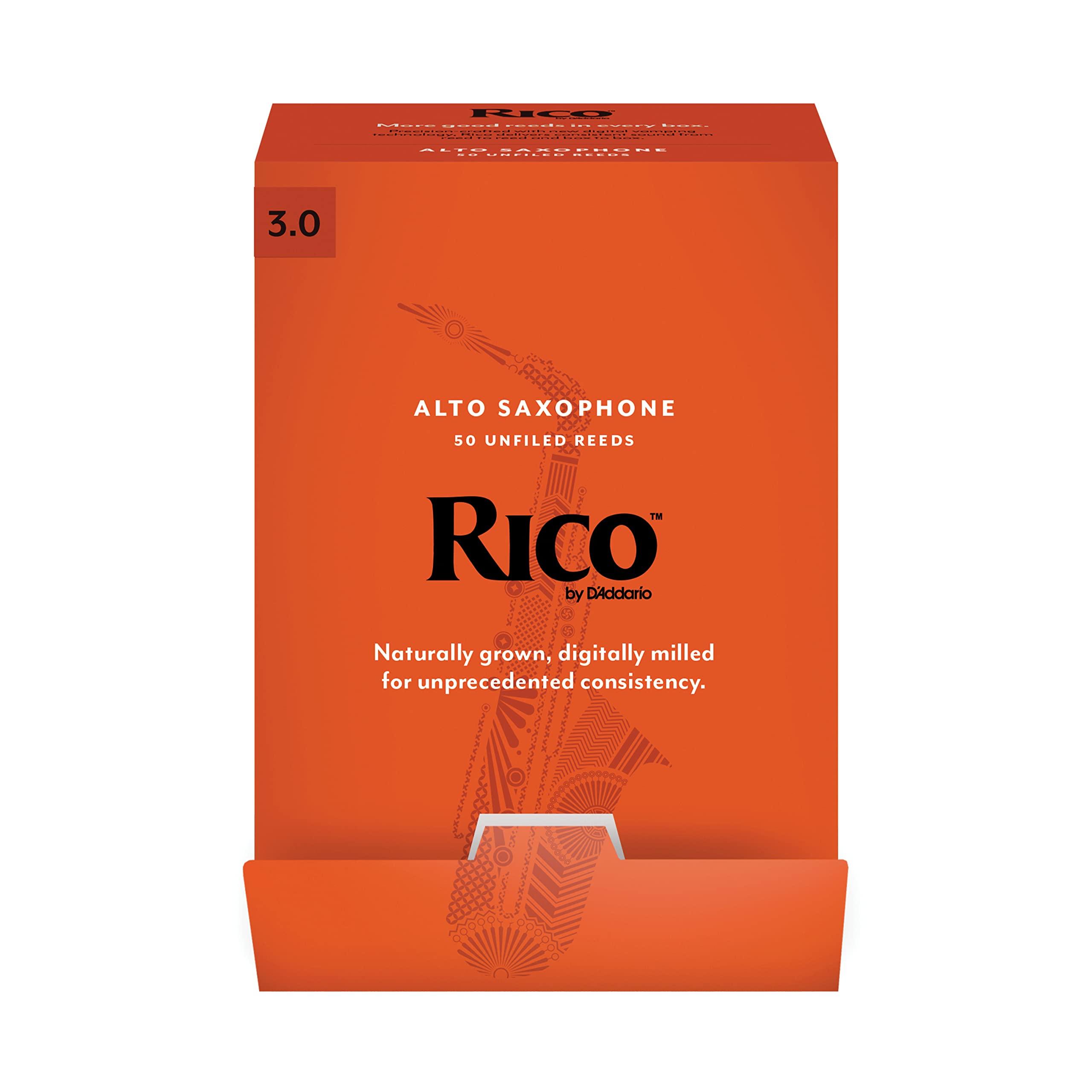 

Трость для альт-саксофона RICO, 50 штук D Addario D Addario RJA0130-B50 [Твёрдость 3,0] (индивидуально завернутый) []