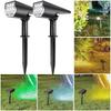 Waterproof Solar Spotlight Ultra Bright Garden Decor Lamp Pathway Lighting Lamp  Outdoor Garden