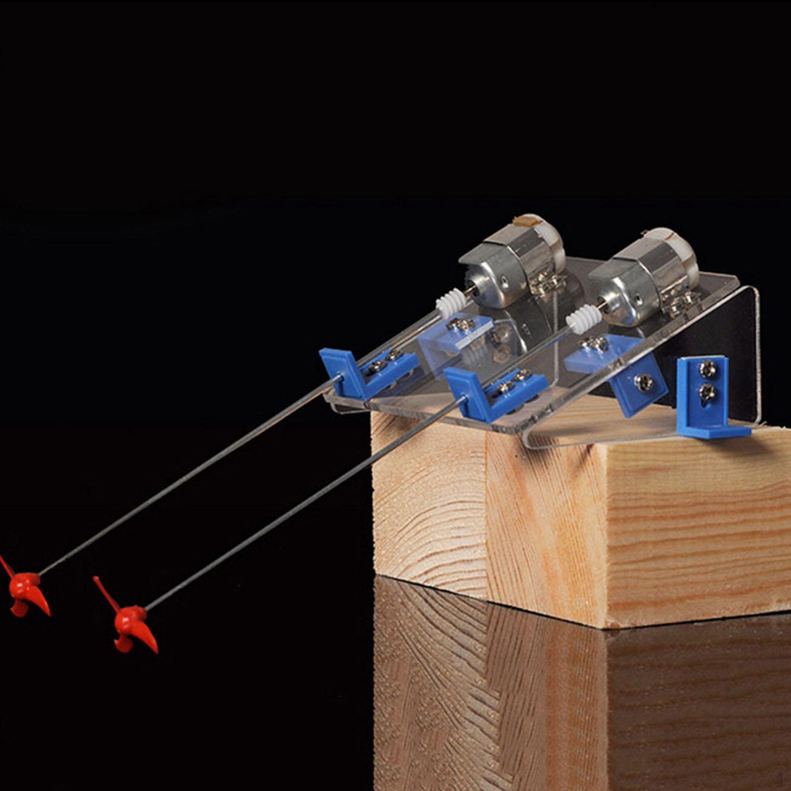 Remote Control Boat Toy DIY Kit,Ship Model Hands on Skills,Science Learning RC Propeller Motor