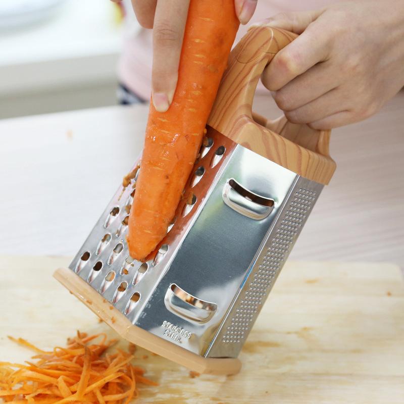1Pc Fruit And Vegetable Grater Six-Sided Combination Planer Multifunctional Vegetable Cutter Radish Shredded Potato Shreds