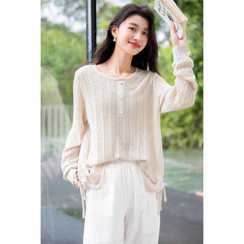 MOKANA Women's Casual Long Sleeve Knit Top