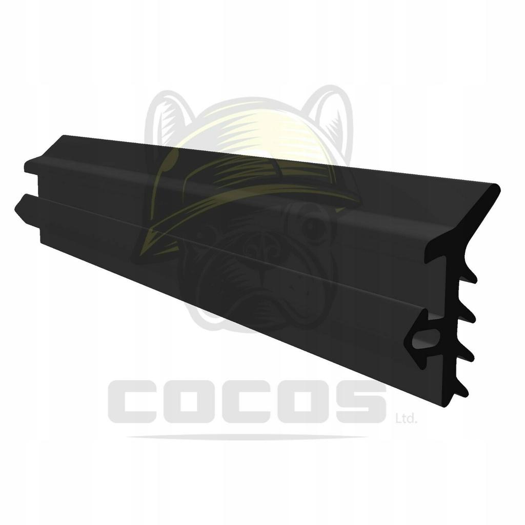 Seal for PVC windows S-1124 PANORAMA BLACK 1m