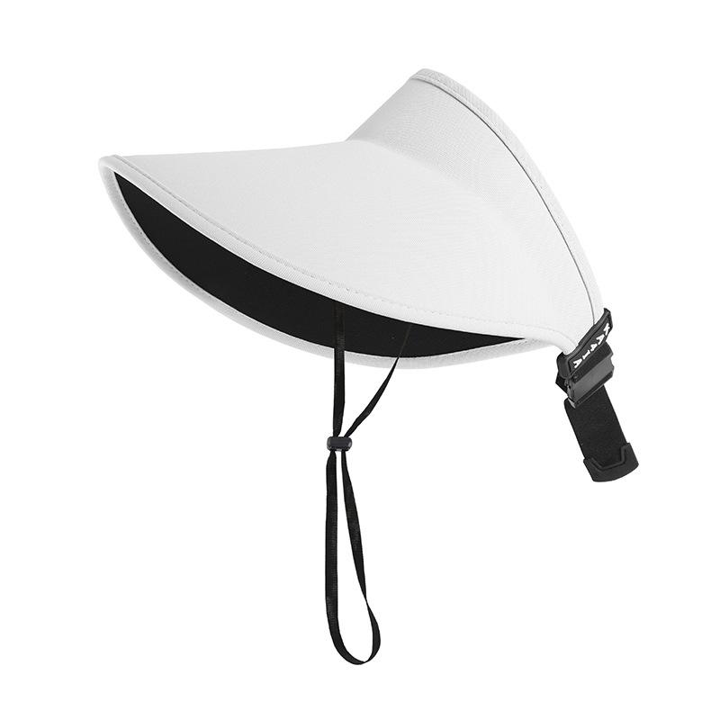 New Breathable Enlarged and Widened Brim, Empty Top Sunscreen Cap, UV Protection, Adjustable Hat Circumference, Wear On Both Sides