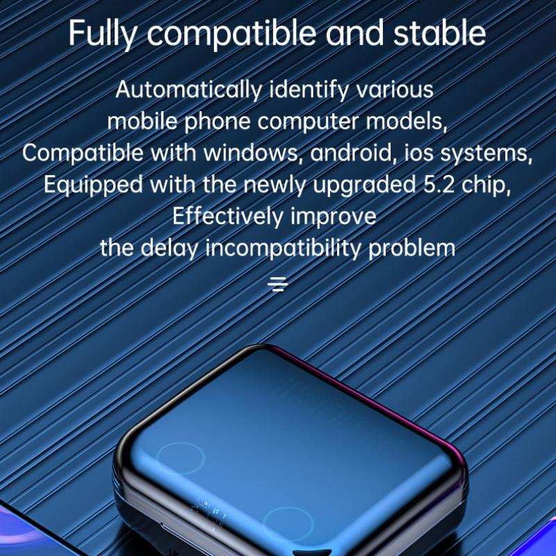 In-ear Noise-cancelling Low Latency Couple Wireless Bluetooth Headset 5.3