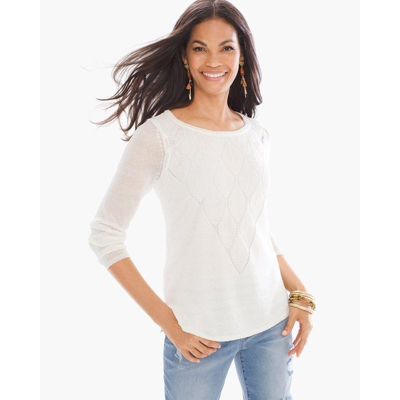 

Fall Sunshine House New Arrival Export European and American Women s Clothing round Neck Pullover Two-Piece Set Thin Sweater Plus Size Women s Sweater White 0#: Bust size 100