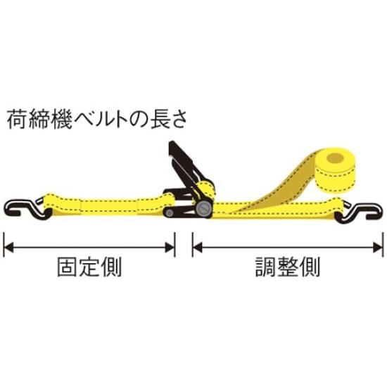 50mm x Belt Tensioner 11.0m/1250Kg (Ratchet Type)