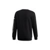 Adidas Originals Letter Print Sports Crew Neck Long Sleeve Pullover Sweatshirt Men Sweatshirt Black GD6001