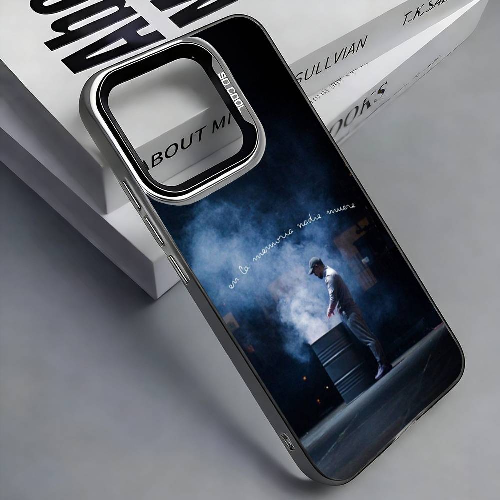 

D-Dellafuente FC Phone Case For iPhone 17, 16,15,14,13,12,11 Plus,Pro Max, Colorful Silver Funda Cover iPhone16pro