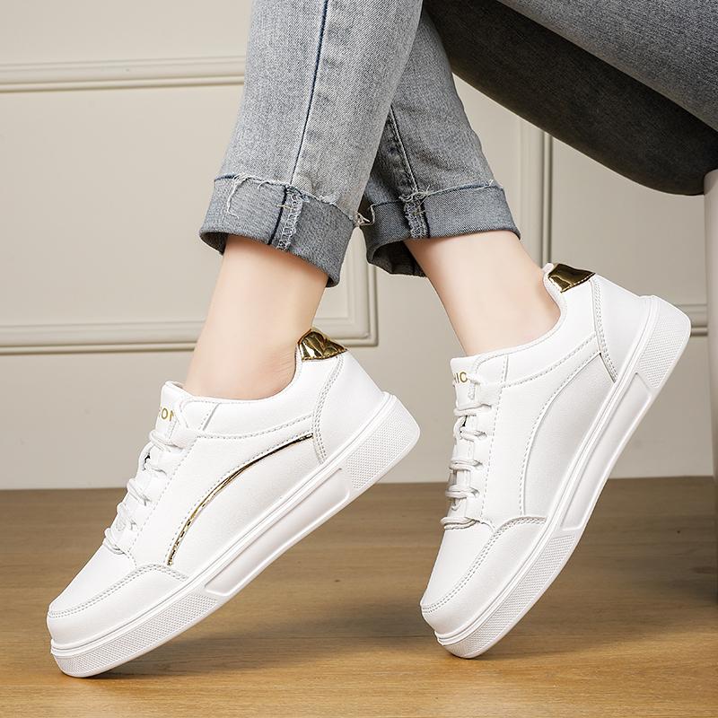 TUINANLE Chaussures décontractées à lacets pour femmes, baskets légères à plateforme, chaussures de sport pour couples