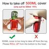 Silicone Can Sleeve, Can Protector, Pull-tab Can Cover, Suitable for 355-500ml Cans, Prank Your Friends Party Toy Creative
