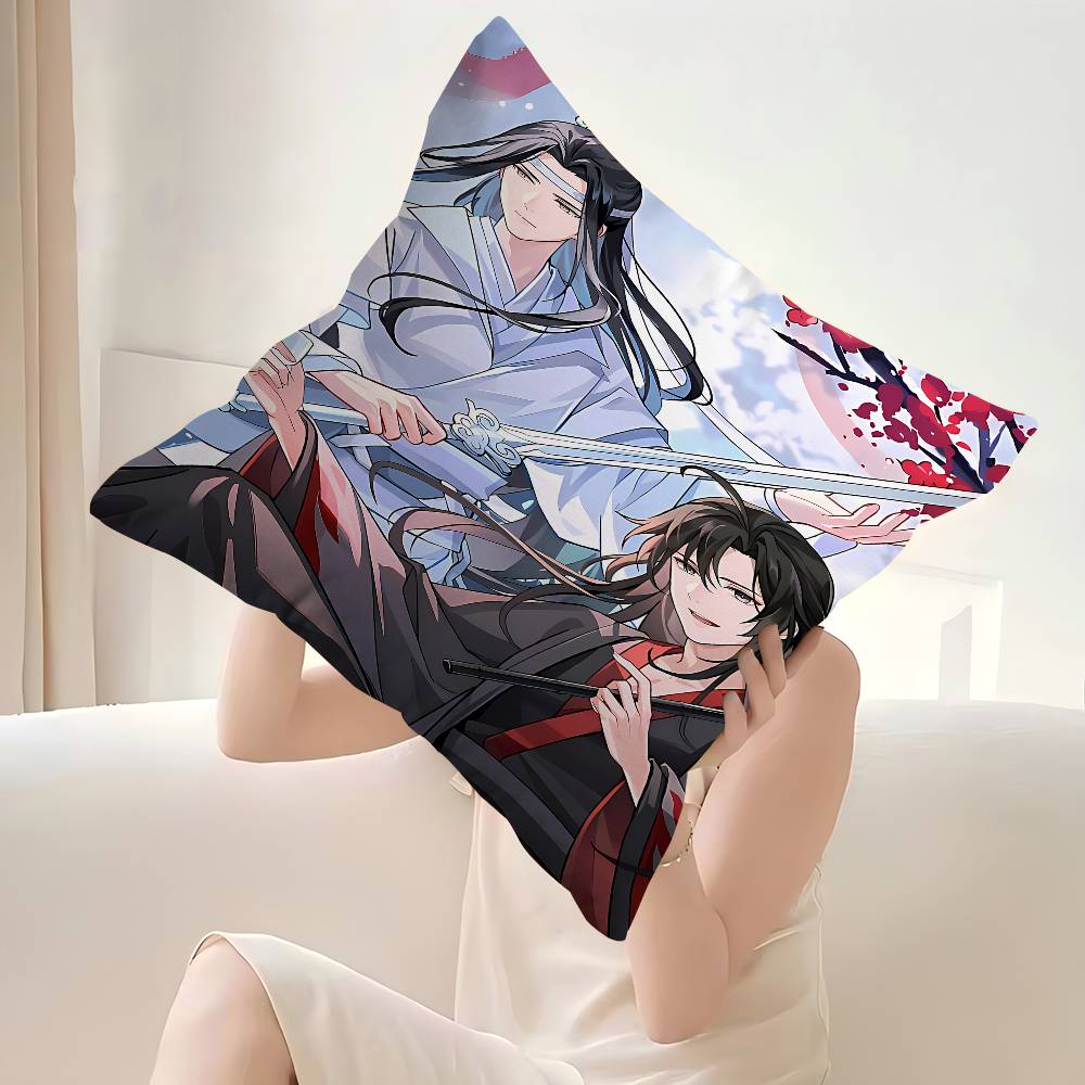 Anime Grandmaster Mo Dao Zu Shi Pillow Gift Home Office Decoration Bedroom Sofa Car Cushion Cover Case x