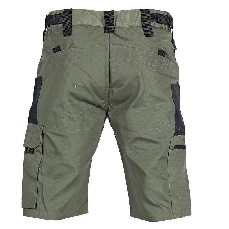 New Summer Tactical Shorts Men Outdoor Camouflage Webbing Waist Military Mens Shorts Multi-pockets Cargo Short Men