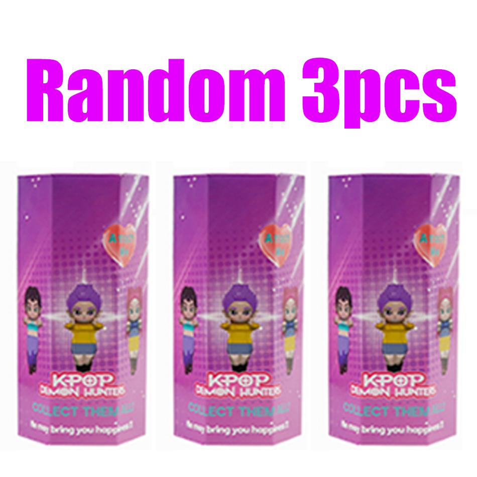 New K-pop Demon Hunters Figure Series Blind Box Derpys Tiger Rumi Mira Zoey Sussy Figurine Doll Mini Decor Model Toys Girl Gifts