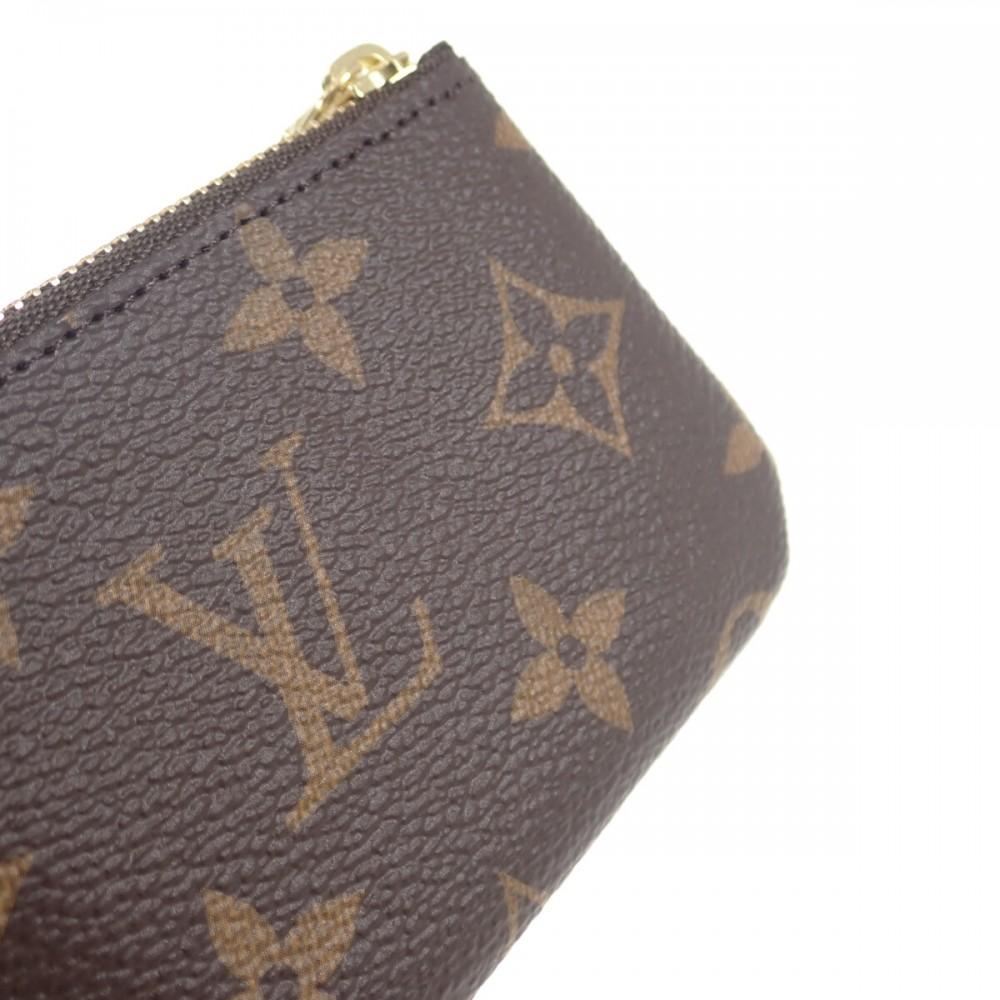 Louis Vuitton M62650 Monogram Coin Case Brown Women