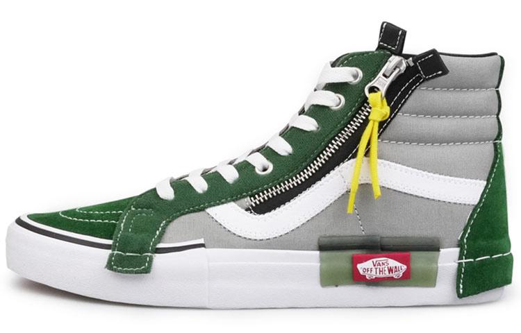 Vans Florals SK8 HI Reissue Cap Shoes Green VN0A3WM1XHS 35