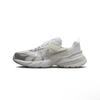 Nike V2K Run Abriebfest Atmungsaktiv Niedrig geschnitten Laufschuhe Damen Pink Weiß Silber FD0736-104(Team15-)