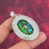 Fiesta Kingman Turquoise Pendant, 925 Solid Sterling Silver Gemstone Jewelry, Handmade Pendant, For Wedding Gift