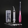 Melleco Lighted Tonsil Stone Removal Tool, Pink, 3 Tips, Tonsil Stone Pick Case + 1 Irrigation Clean Bent Tip Syringe