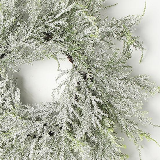 Artificial Garland Decorative Simulation Ring Shape Hanging Door Wreath Pendant for Home