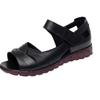 Spring and summer new sandals with soft soles for daily leisure, flat-bottomed non-slip slope heel sandals for outer wear