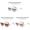 Fashion Sunglasses For Women Uv400 Half Frame Pc Lenses For Outdoor Travel And Parties