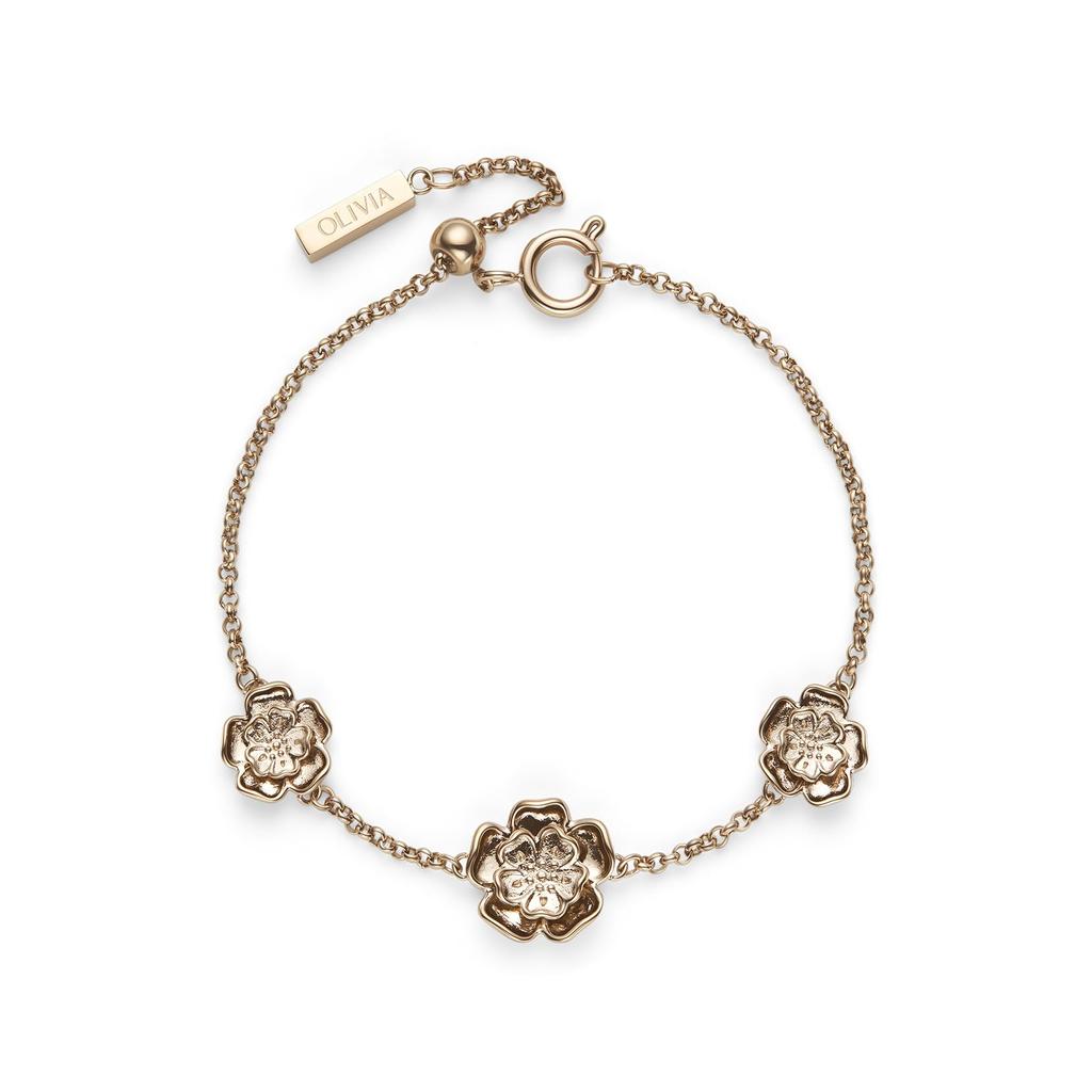Olivia Burton Authorized Dealer Bracelet 24100245 Tudor Rose Bracelet In Rose Gold Women's [Signature]