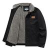 Herren Retro Lammwolle Baumwolle Jacke - Herbst/Winter Stil 6801