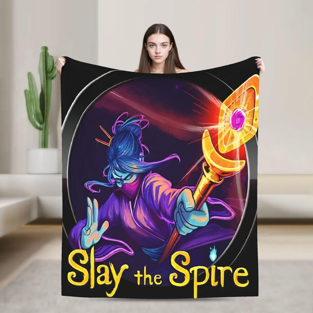 Slay the Spire 2 Games Warm Blanket  Girls Boys Plush Throw Blanket Comfortable Bedroom Flannel Bedspread Sofa Bed Cover