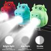 Bicycle Calf Horn Light Waterproof Adjustable USB Rechargeable High Decibels 280 Lumens Super Bright Night Riding Road Bicycle Headlight Lamp