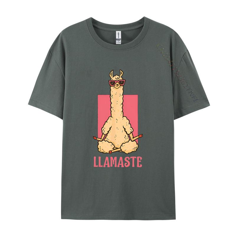 Llamaste Yoga Mom Chakra Tshirt Cool Fashion New Tshirts Cotton Streetwear Tshirt Funny Printed Tshirt