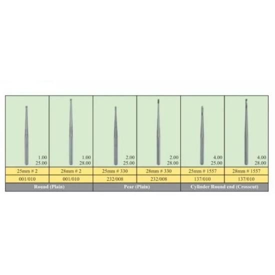 

Mani Surgical Carbide Burs CA