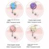 Wreath Badge Clip Stretchable Name Card Holder Portable Nurse Badge Holder  Office Supplies