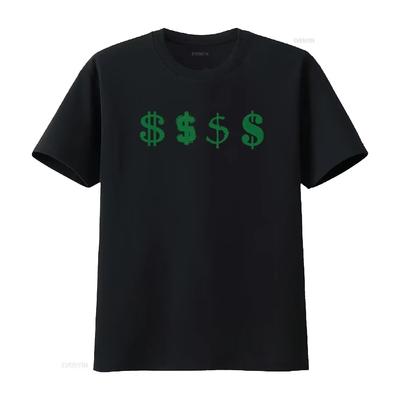 Womens Money Signs Cash Hustle Currency Rich Wealth T Shirt Vintage Washed Versatile Fashion Comfortable Top For Everyday Wear