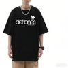 Deftone Print Mens Casual Fashion Pure Cotton Tshirt Simple and Comfortable Sports Shirt Top Short Sleeved Comfortable 2026