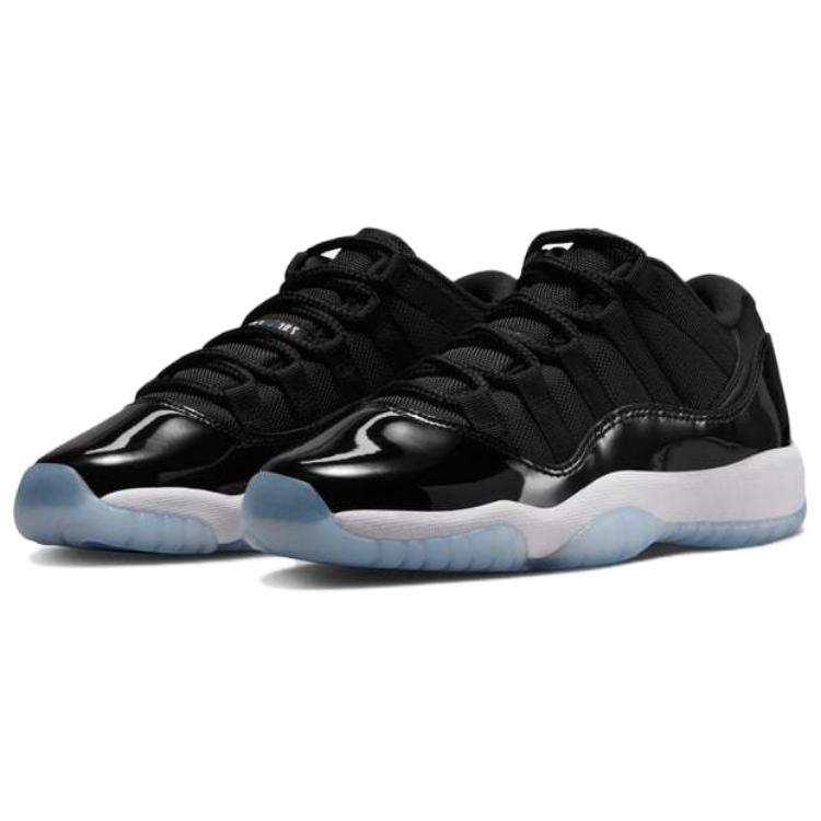 Air Jordan 11 Retro Low GS Space Jam Kids Sneakers Black Varsity-Royal White FV5121-004