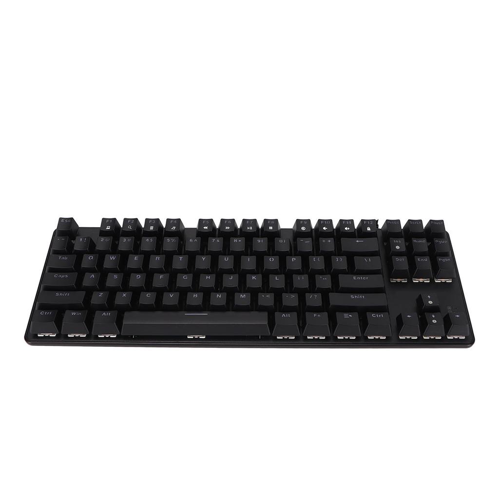 Mechanická klávesnice Blue Switch, 87 kláves, RGB podsvícení, dvoubarevné vstřikování, mechanické herní