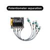 2.2 Channel Dual Subwoofer Bluetooth Amp Board ZK‑TB22 CS3865 Chip DC12‑24V Replaceable Op‑Amp Multiple Protection