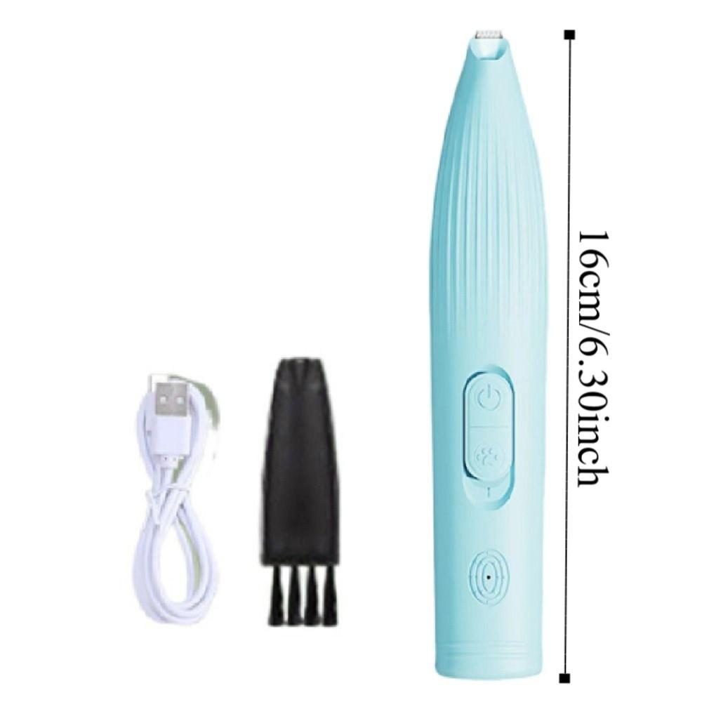 USB Rechargeable Pet Electric Hair Trimmer Portable Pet Foot Trimmer  Pet Grooming