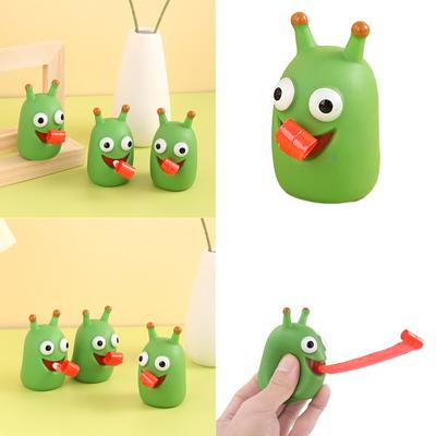 Komik Sıkma Oyuncakları Dili Dışarı Çıkan, Stres Giderici El Fidget Oyuncakları, Stres Kaygı İçin Duyusal Terapi Oyuncakları