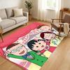 Alfombrilla de Suelo Anime Chibi Maruko-chan Suave Engrosada Absorbente Antideslizante Dormitorio Sala de Estar Felpudo Decoración del Hogar Alfombras de Franela
