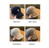 Winter Baseball Cap Women's Embroidered Letters Plush Warm All- Hat Lambskin
