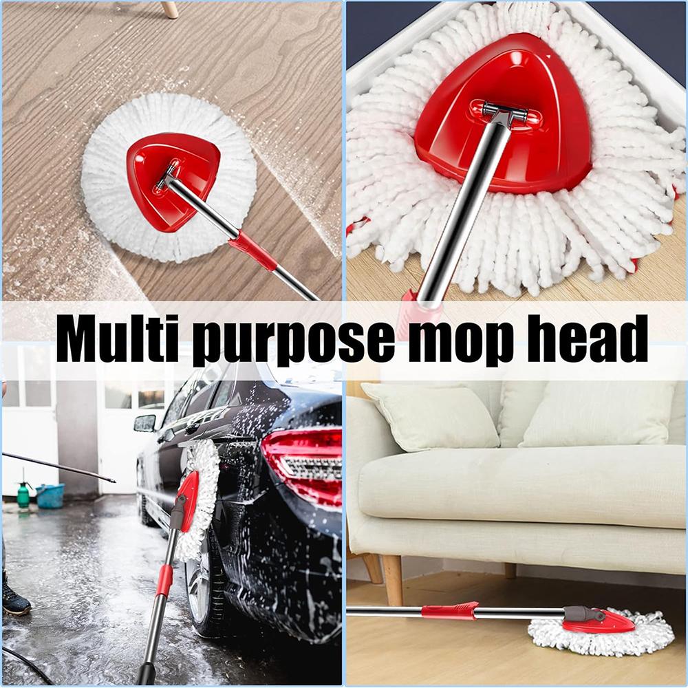 5pcs Microfiber Mop Heads Replacement for O-Cedar Spin Mop