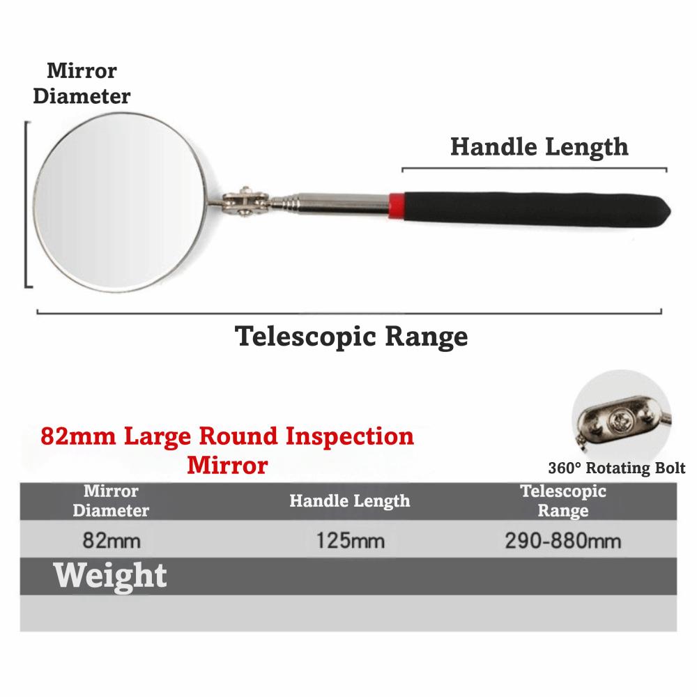 Adjustable Flexible Inspection Mirror High-definition Reflector Mirror  Underbody Inspection