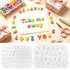 DIY Mini Letter Crystal Mould Non-stick Resin Key Pendant Mold  for Jewelry Accessories