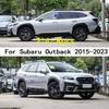 Matériau PC Voiture Montant de Pilier Couvercle Garniture de Porte Moulure de Fenêtre Autocollants Plaque Accessoires Décoration Pour Subaru Outback 2015-